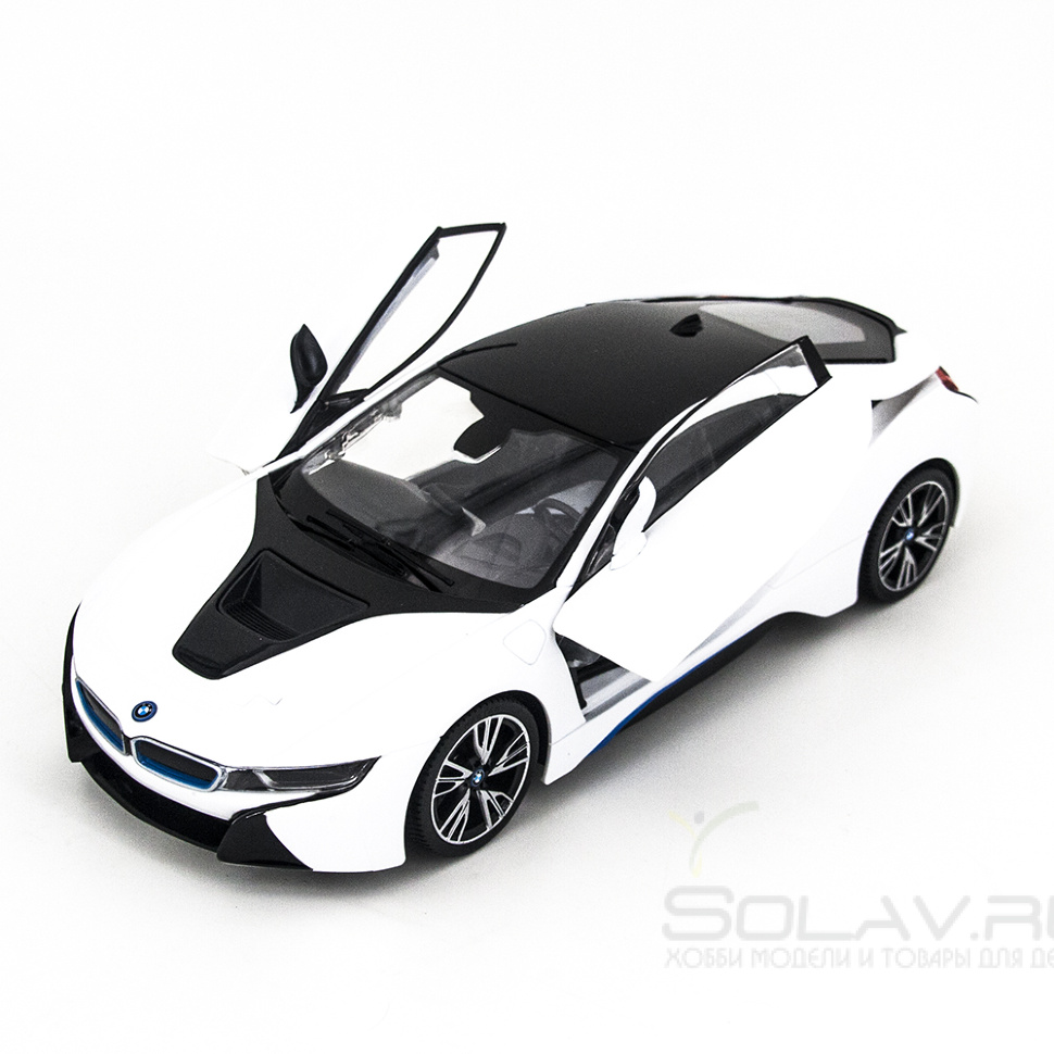 Радиоуправляемая машина Rastar BMW i8 White 1:14 с открывающимися дверями -  71010-W купить в Пскове по низкой цене в интернет-магазине Solav